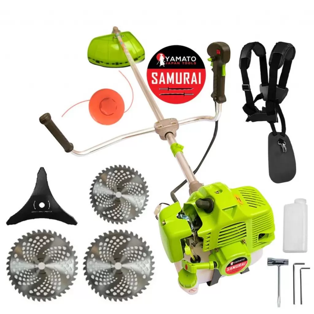Motocoasa YAMATO SAMURAi 6.57CP, 9000Rpm, 3 x Discuri Vidia si